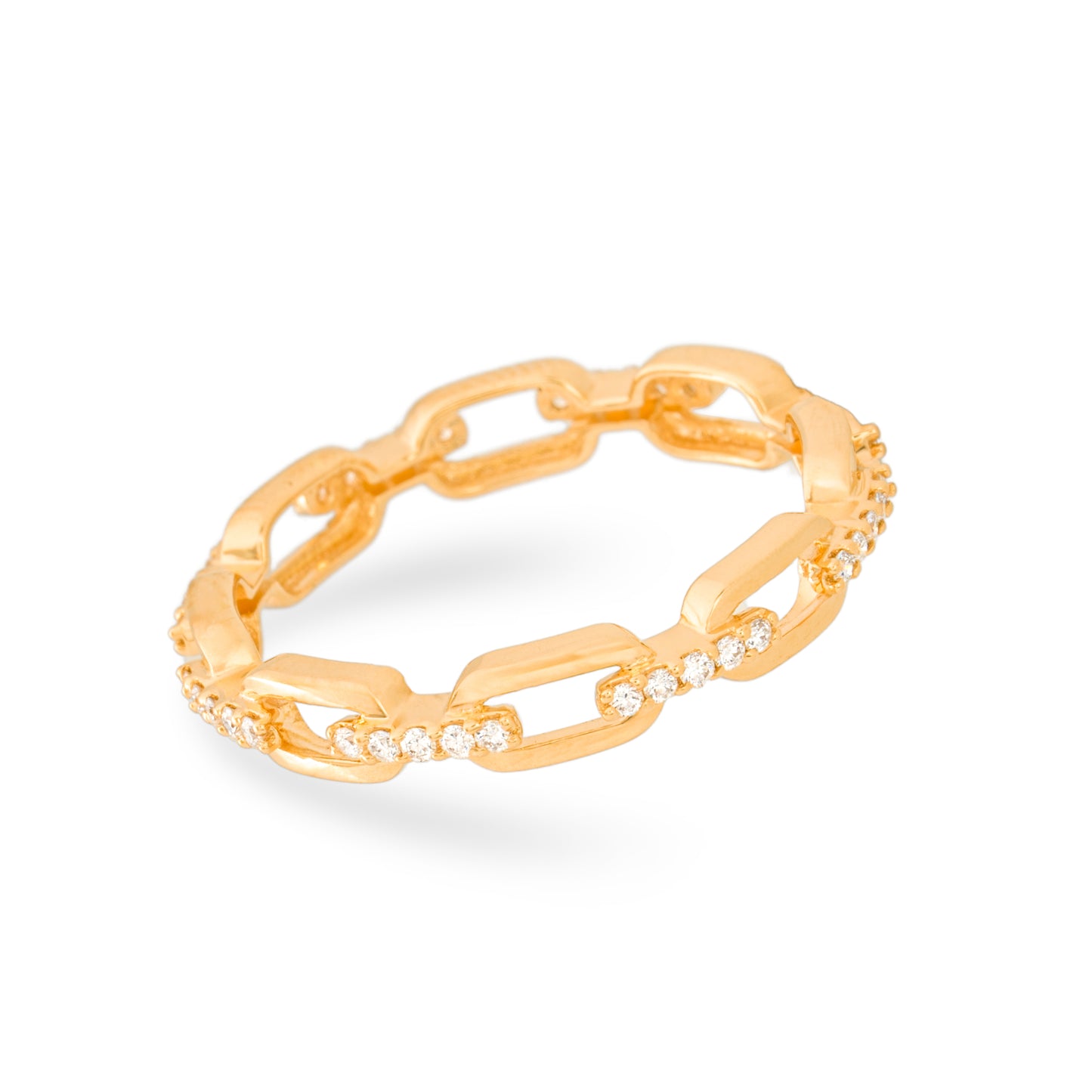 Interlinked Stackable Diamond Ring