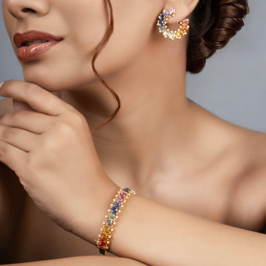 Aurora Crescent Earrings