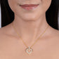 Diamond Heart and Heart Necklace